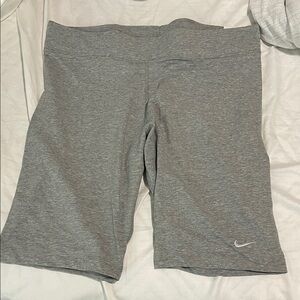 Nike Women's Heather Gray Bike Shorts